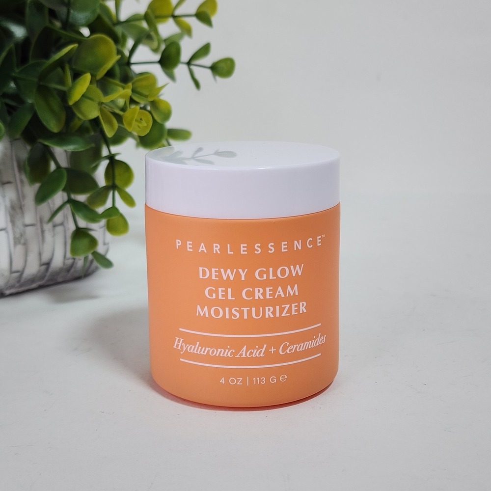 Pearlessence Dewy Glow Gel Cream Face Moisturizer Hyaluronic Acid & Ceramides